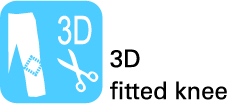 Ginocchiera 3D aderente