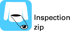 Инспекционная молния Inspection zip