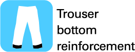Rinforzo fondo pantalone