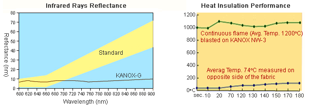 Infrared Rays Reflectance and Heat Insulaation Performance